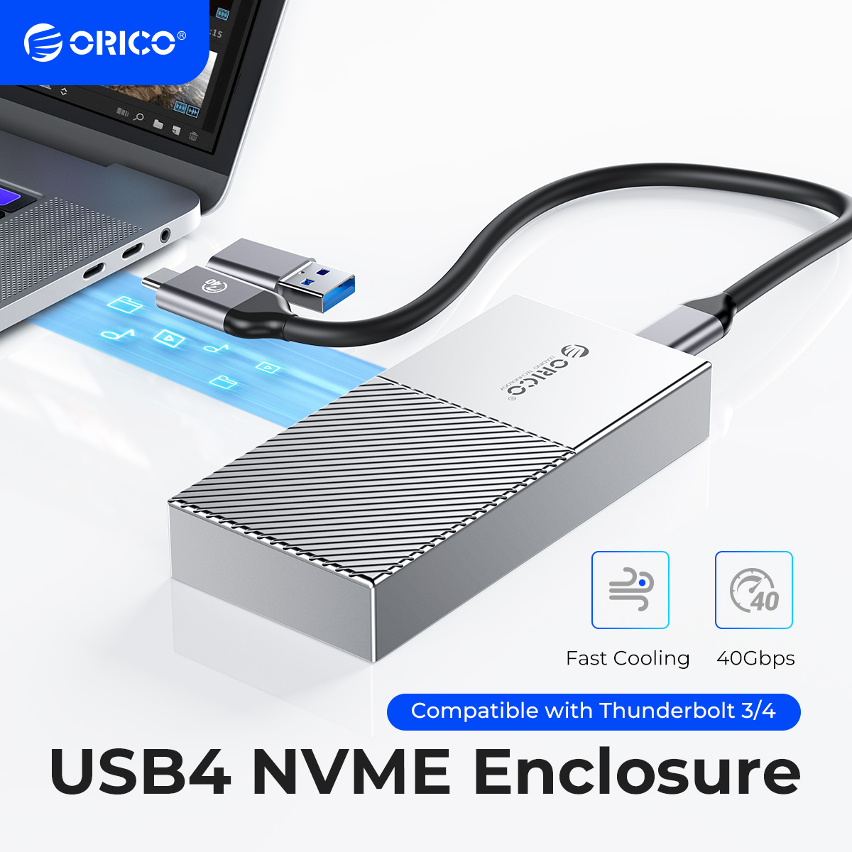 ORICO USB4 NVMe SSD Enclosure  - Thunderbolt 4 External Ssd 4Tb ulasan dan harga