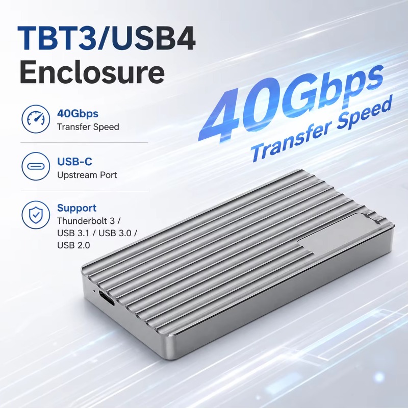 Casing SSD M.2 NVMe Aluminium  - Usb4 40Gbps External Ssd 8Tb ulasan dan harga